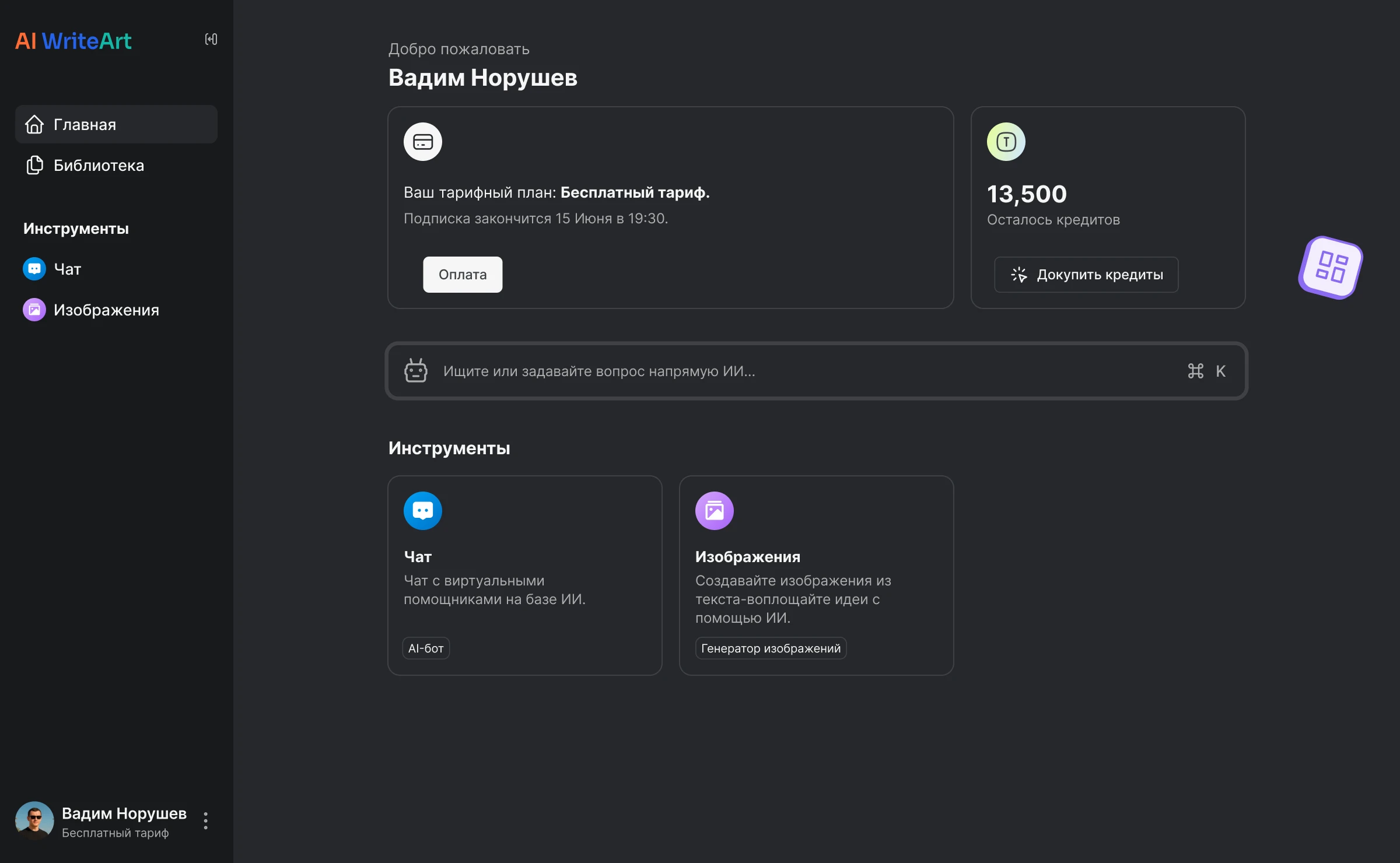 Application preview