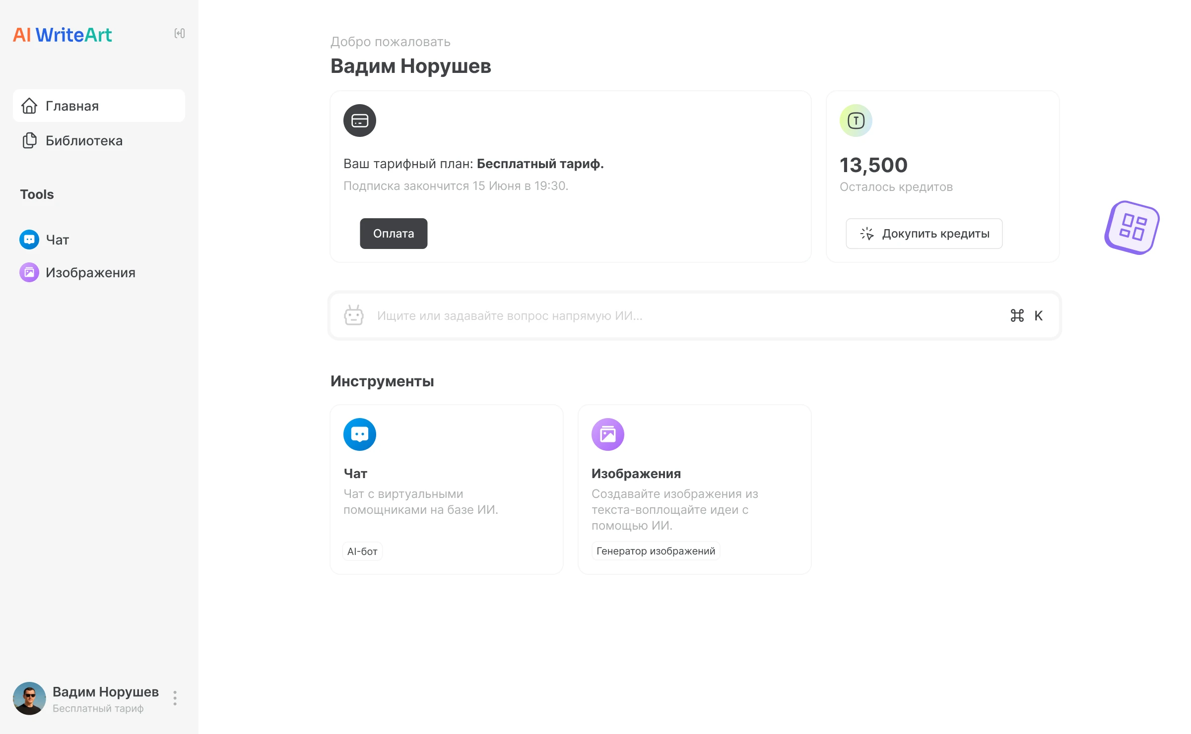 Application preview