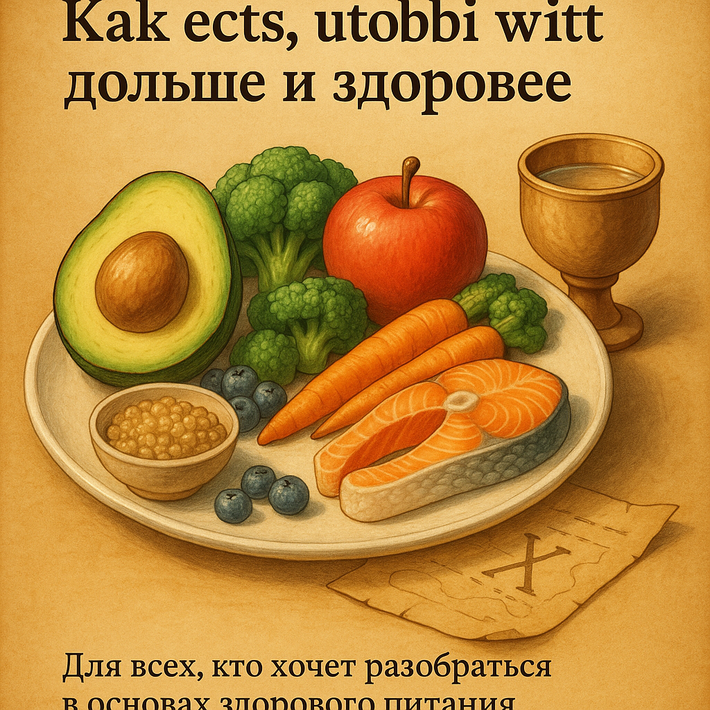 Нужна иллюстрация к этой статье для телеграмм канала 🥑 Питание как суперсила: Как есть, чтобы жить дольше и здоровее

Для кого эта статья: Для всех, кто хочет разобраться в основах здорового питания без мифов и сложностей. Особенно полезна родителям, спортсменам, тем, кто хочет сбросить вес или просто чувствовать себя энергичнее каждый день.

Привет! 👋 Знаешь, что общего у кремния в процессоре твоего телефона и питательных веществ в твоей тарелке? И то, и другое — основа для эффективной работы системы. Только вот про телефон мы читаем спецификации, а про еду часто забываем.

А что, если я скажу, что в твоих руках уже есть официальная "инструкция по эксплуатации" тела от ведущих ученых США? Это Dietary Guidelines for Americans 2020-2025. Не спеши зевать! Это не скучный документ, а настоящая карта сокровищ, где X отмечает место с твоим идеальным здоровьем.

Давай выделим самое сочное. 🍉

---

🔥 Главная идея: "Пусть каждый кусок работает на тебя" (Make Every Bite Count)

Представь, что твое тело — это премиальный автомобиль. Будешь ли ты заливать в него бензин с примесями? Вот и с едой так же. Новые гайды призывают выбирать пищу с максимальной питательной плотностью. Проще говоря — больше витаминов, минералов и пользы на каждую съеденную калорию.

Что это значит на практике?

· Вместо пакета чипсов → горсть орехов.
· Вместо сладкого йогурта → натуральный йогурт + свежие ягоды.
· Вместо белого риса → киноа или булгур.

---

🚨 Топ-4 врага в нашей тарелке (о которых все молчат)

Ученые выделили четыре главные проблемы современного питания. Проверь, не слишком ли они частые гости в твоем меню:

1. 🍬 Добавленный сахар (не тот, что во фруктах!). Его много в газировке, соусах, выпечке. Норма: не больше 10% от дневных калорий (≈12 чайных ложек).
2. 🥓 Насыщенные жиры (жирное мясо, сливочное масло, пальмовое масло). Норма: тоже меньше 10%.
3. 🧂 Лишняя соль (натрий). Прячется в колбасе, сыре, готовой еде. Норма: меньше 1 чайной ложки в день (2300 мг).
4. 🍷 Алкоголь. Лучший вариант — не пить вообще. Если и пить, то очень умеренно.

---

👶👵 Питание по возрастам: секреты для каждого этапа жизни

Дети (2-8 лет)

Здесь главное — качество, а не количество. Не заставлять есть, а предлагать разнообразное. Основа — овощи, фрукты, цельные злаки. Важно: никаких сладких напитков! Они убивают аппетит и портят зубы.

Подростки (9-18 лет)

Организм строит себя. Критически важен белок, кальций, железо и витамин D. Фастфуд и энергетики — злейшие враги. Лучший перекус — бутерброд с цельнозерновым хлебом и авокадо, а не шоколадный батончик.

Взрослые (19-50 лет)

Время профилактики. Главное — баланс и управление калориями. Половина тарелки — овощи и фрукты. Не забывайте про рыбу (омега-3) и клетчатку.

Пожилые (50+)

Задача — сохранить мышцы и кости. Делаем упор на белок (рыба, птица, бобовые), кальций (творог, сыр) и витамин B12. Пить больше воды, даже если не хочется.

---

🛠️ Инструменты, которые реально работают

Теория — это скучно. А вот конкретные инструменты — нет:

· Метод "Здоровая тарелка" (MyPlate): Мысленно раздели тарелку. Половина — овощи/фрукты. Четверть — белки (мясо, рыба, тофу). Четверть — цельнозерновые (гречка, киноа, макароны из твердых сортов).
· Правило "Читай этикетку": Первые 3 ингредиента в списке — это то, из чего в основном состоит продукт. Видишь там сахар, сироп или гидрогенизированные жиры — ставишь назад на полку.
· Принцип "Водный старт": Захотел перекусить — выпей стакан воды. Часто мы путаем жажду с голодом.

---

💎 Вывод: Это не диета, это — твой стиль

Главный посыл этих рекомендаций — не ввести тебя в строгие рамки, а вернуть тебе контроль. Контроль над тем, что ты выбираешь в магазине, что готовишь, как чувствуешь себя.

Здоровое питание — это не про ограничения, а про изобилие. Изобилие энергии, хорошего настроения и лет жизни впереди.

Что можно сделать прямо сейчас?

1. Открой холодильник. Есть ли там яркие овощи?
2. Вспомни, что пил вчера. Была ли это простая вода?
3. Сегодня за ужином мысленно "раздели" свою тарелку по принципу MyPlate.

Начни с малого. Один шаг. Один осознанный выбор. Именно так и начинаются большие перемены. 🚀

---

P.S. Статья основана на официальных американских диетологических рекомендациях (Dietary Guidelines for Americans 2020-2025), которые созданы на анализе 800+ научных исследований. Это не просто чье-то мнение — это consensus современной науки о питании.