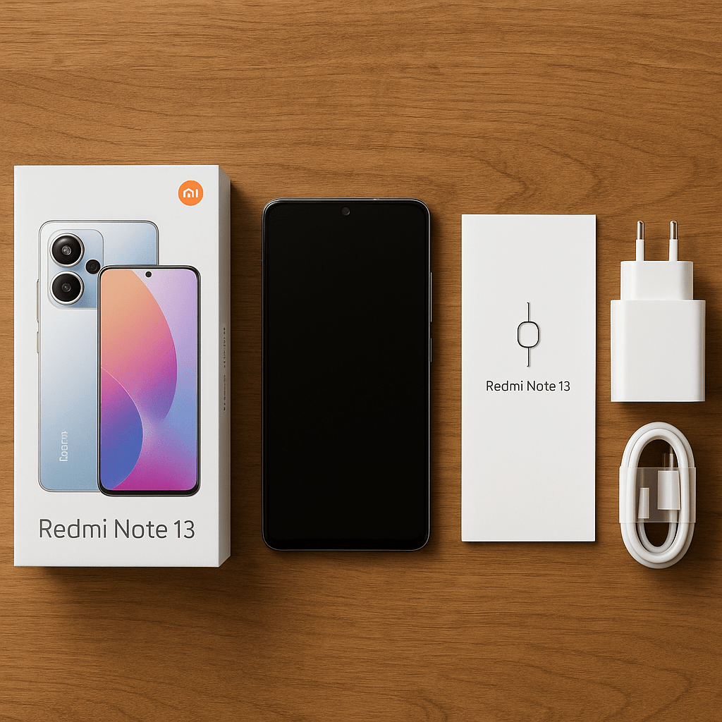 фотографии распаковки Xiaomi Redmi Note 13 (8/512 ГБ)