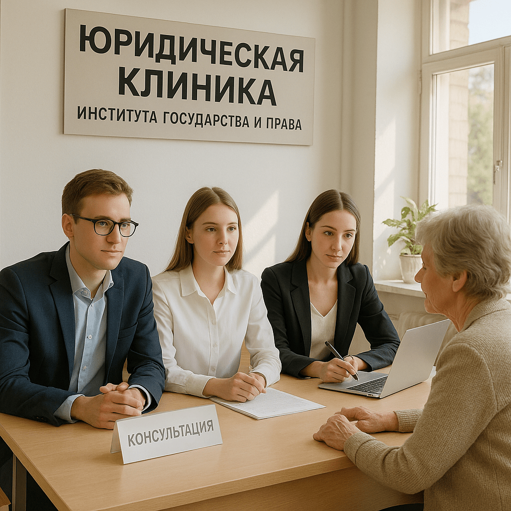 Юридическая клиника Института государства и права, где студенты консультируют граждан по правовым вопросам