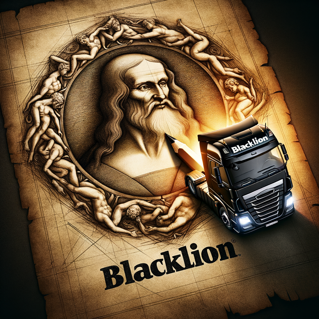 Реклама грузовых шин Blacklion