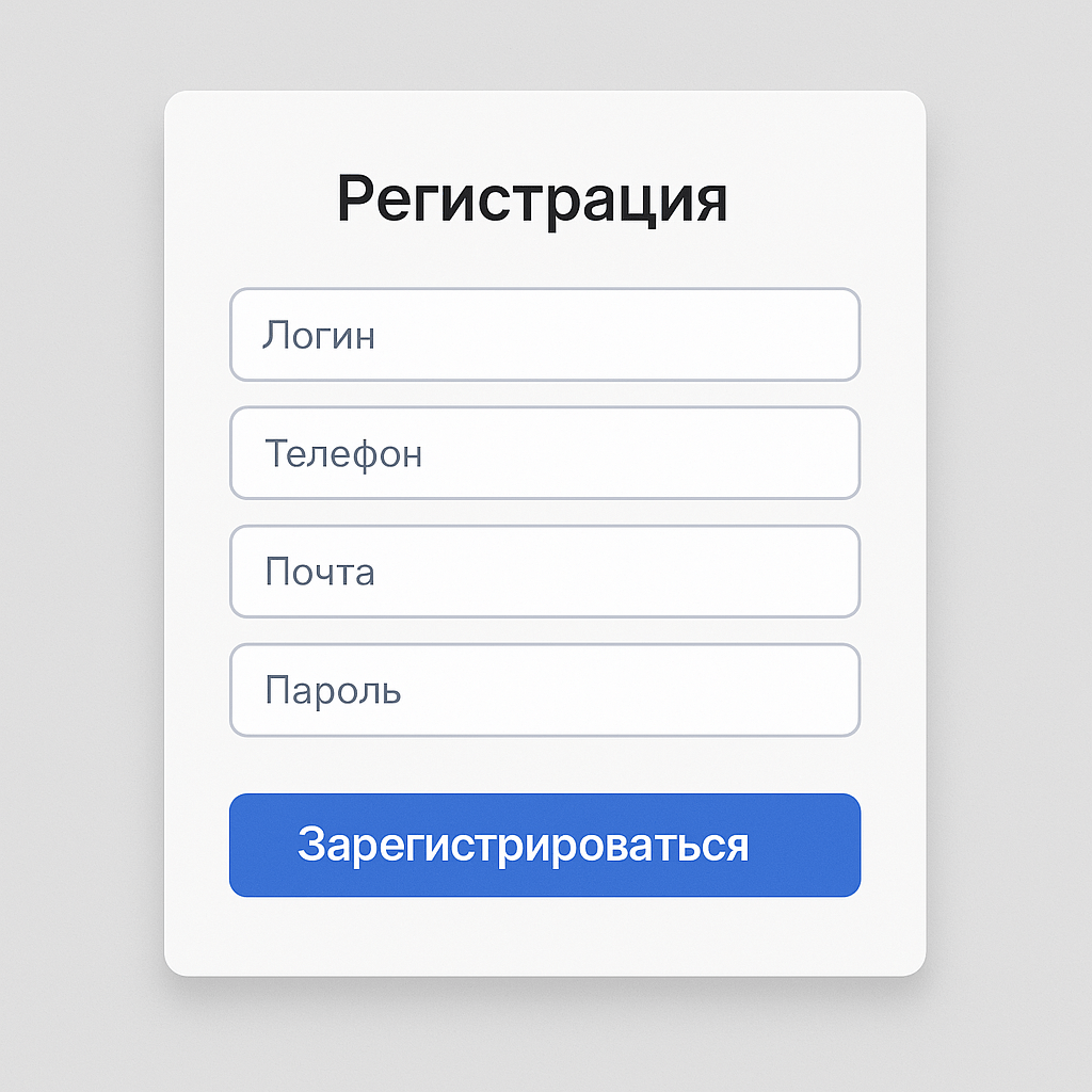 Сделай несколько разных изоображений для веб приложения с одинаковым стилем, на русском языке:
1. превое изоображение - страница регистрации с пунтами логин, телефон, почта, пароль.
2. второе изоображение - страница авторизации с пунктами логин, пароль.
3. третье изоображение - Главная страница с вкладками личный кабинет, диаграммы. И добавь сверху поисковую строку.
4. четвёртое изоображение - сделай гистограмму
5. пятое изоображение - сделай круговую диаграмму
6. шестое изоображение сделай граффик
7. седьмое изоображение - сделай линейчатую диаграмму
8. восьмое изоображение - сделай точечную диаграмму Сделай несколько разных изоображений для веб приложения с одинаковым стилем, на русском языке:
1. превое изоображение - страница регистрации с пунтами логин, телефон, почта, пароль.
2. второе изоображение - страница авторизации с пунктами логин, пароль.
3. третье изоображение - Главная страница с вкладками личный кабинет, диаграммы. И добавь сверху поисковую строку.
4. четвёртое изоображение - сделай гистограмму
5. пятое изоображение - сделай круговую диаграмму
6. шестое изоображение сделай граффик
7. седьмое изоображение - сделай линейчатую диаграмму
8. восьмое изоображение - сделай точечную диаграмму