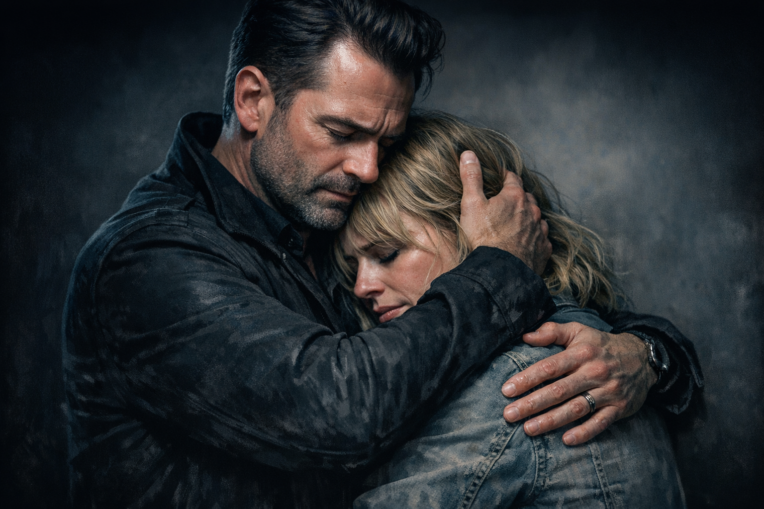 Arthur Ketch hugs Mary Winchester.