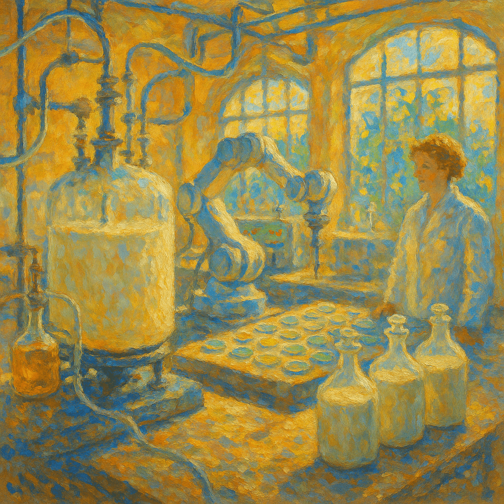 Производство кефира на основе культивирования микроорганизмов в 2040 году