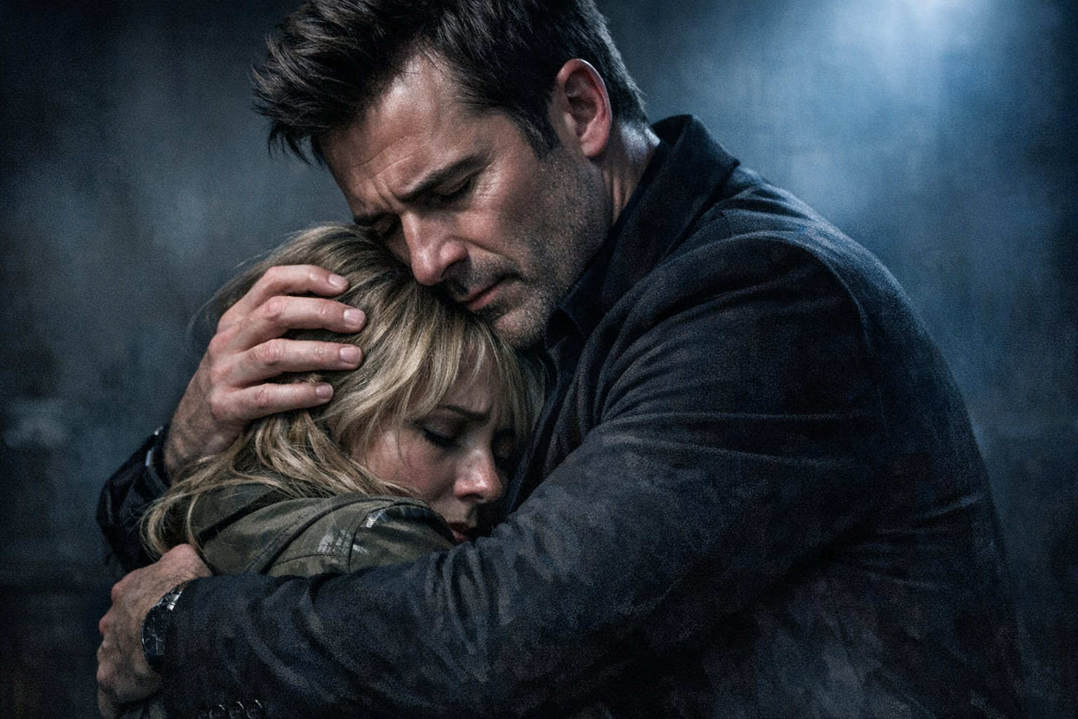 Arthur Ketch hugs Mary Winchester.