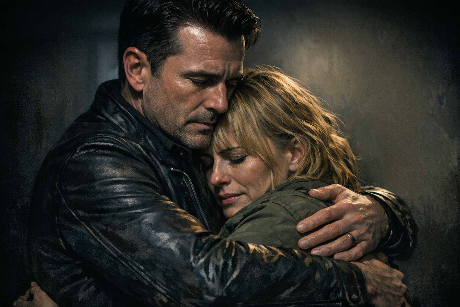 Arthur Ketch hugs Mary Winchester.